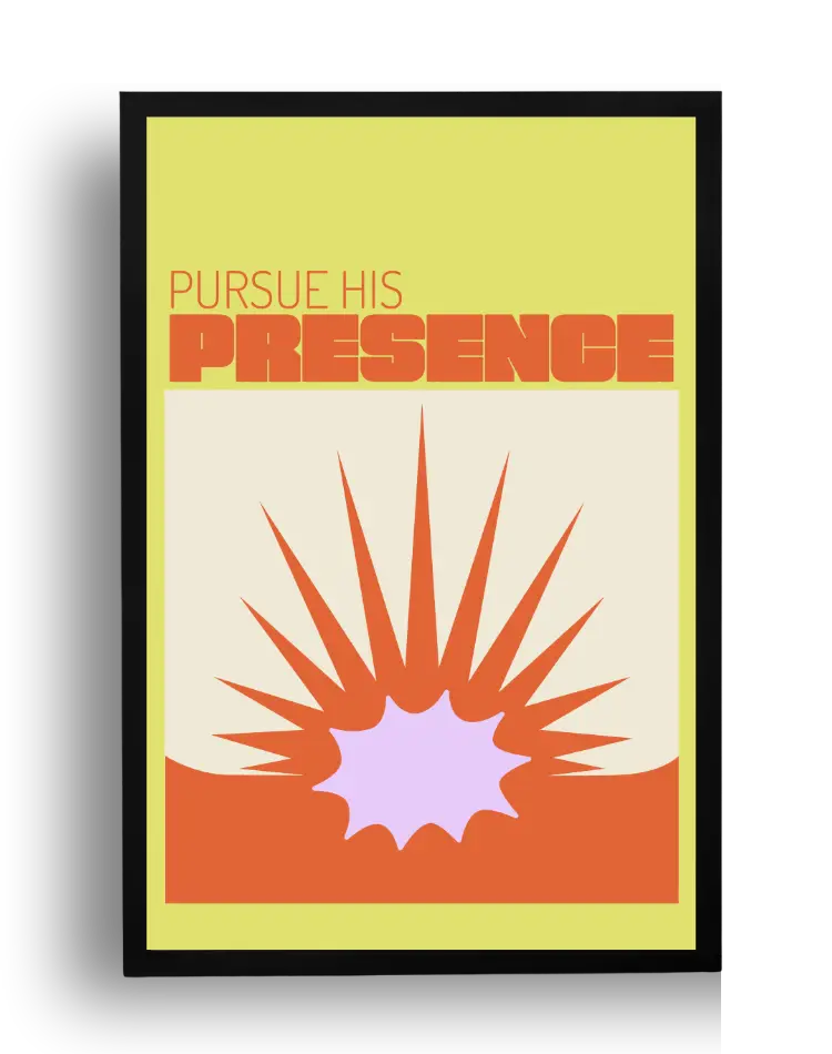 PURSUE HIS PRESENCE — 1