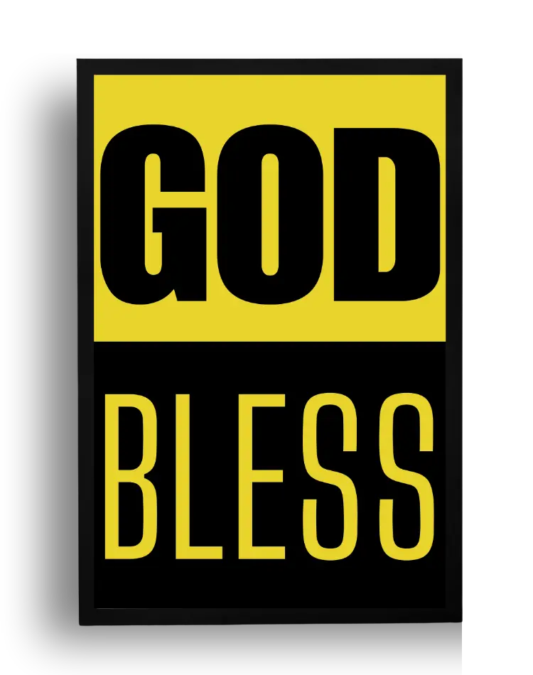 GOD BLESS — 1
