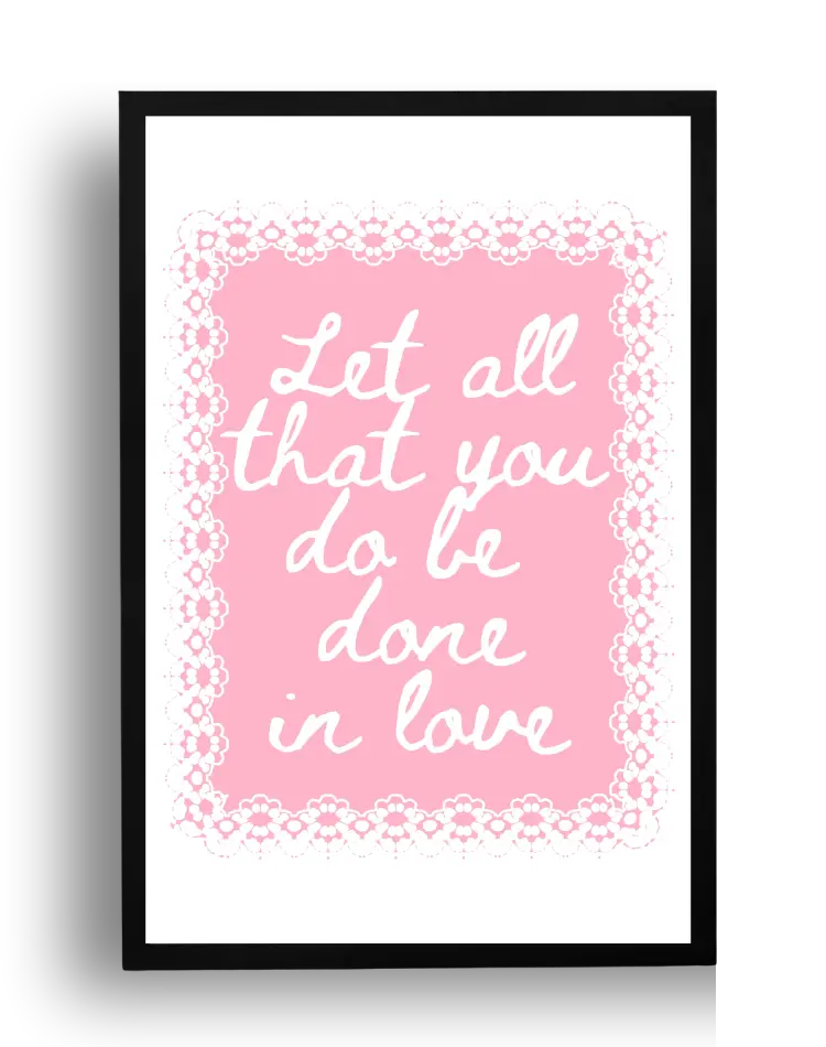 DONE IN LOVE — 1